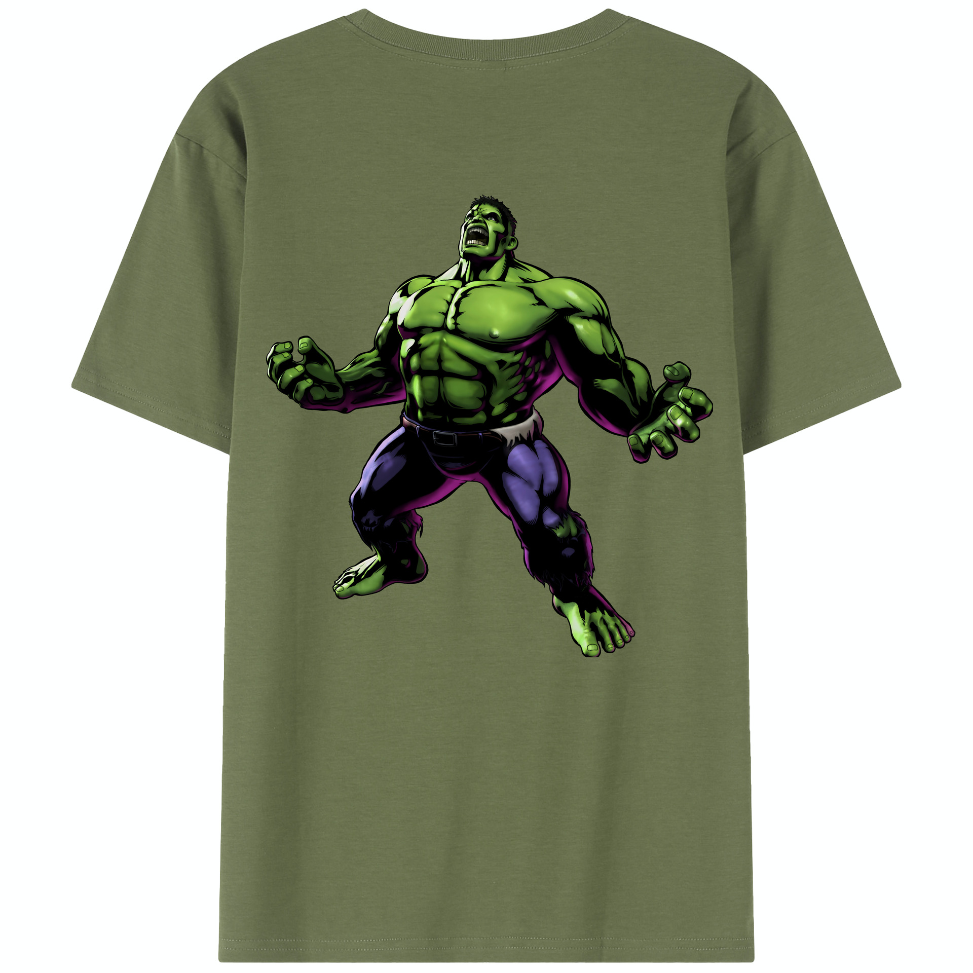 （画像用） アベンジャーズ The Avengers 綿100％半袖Tシャツ（背面プリント）